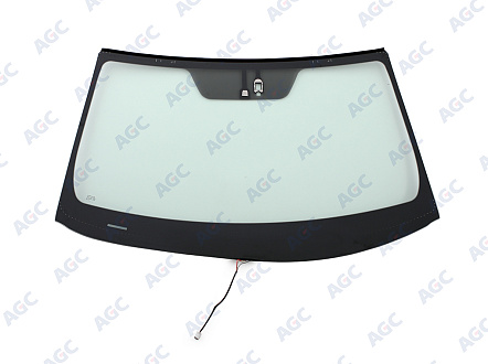 Фото MGC TOYOTA HIGHLANDER 2014-Стекло ветровое Зеленое-Solar control-С обогревом зоны дворников - ДД +VIN+Инкапс