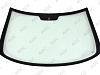 Фото MGC FIAT ALBEA 2002-2012 Стекло ветровое Зеленое