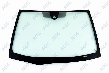 Фото MGC NISSAN TIIDA 2004- Стекло ветровое Зеленое - Solar control -ДД-VIN