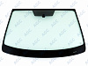 Фото NDG NISSAN QASHQAI P32L/QASHQAI +2 2006- Стекло ветровое Зеленое - Solar Control -VIN
