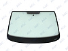 Фото NDG VOLKSWAGEN CADDY 2010- Стекло ветровое Зеленое - Solar control -VIN- Изм.шелк (Без молдинга)