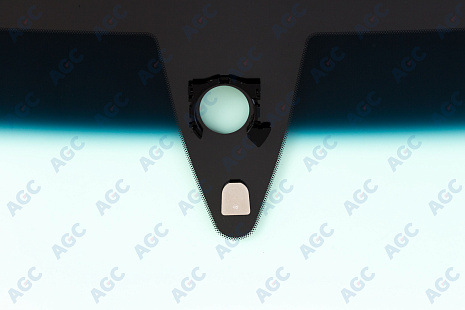 Фото MGC INFINITI FX (S51)/QX70 2008- Стекло ветровое Зеленое/Голубая полоса + Solar control -С обогревом зоны дворников-ДД-VIN-Инкапс