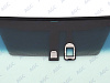 Фото MGC TOYOTA LANDCRUISER 150 PRADO 2009- Стекло ветровое Зеленое/Зеленая полоса -С обогревом зоны дворников-ДД-Инкапс-Изм.шелк