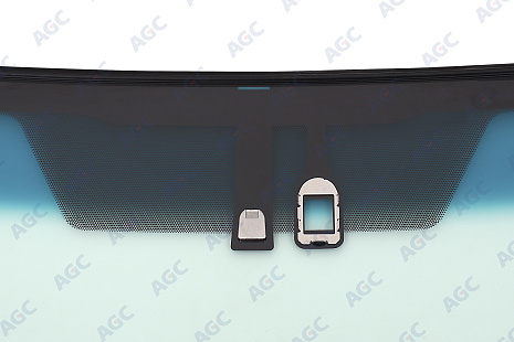 Фото MGC TOYOTA LANDCRUISER 150 PRADO 2009- Стекло ветровое Зеленое/Зеленая полоса -С обогревом зоны дворников-ДД-Инкапс-Изм.шелк