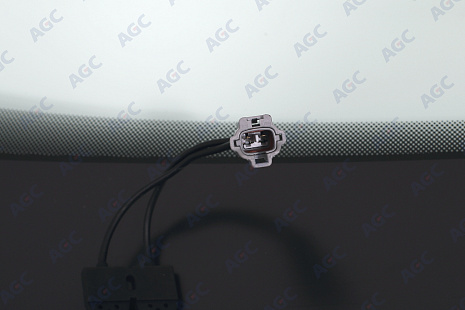 Фото MGC GEELY ATLAS PRO 2021/ BELGEE X70 2024- Стекло ветровое Зеленое - Solar Control - С обогревом зоны дворн - VIN - Инкапс