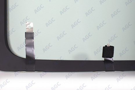 Фото MGC FORD FIESTA VI 3D-5D ХБ 2013-2019 Стекло ветровое Зеленое + Шумоизоляция -С полным обогревом-ДД круглый-VIN-Доп.обор- Изм.шелк