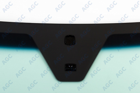 Фото MGC CHEVROLET CAPTIVA/OPEL ANTARA 2006- Стекло ветровое Зеленое/Голубая полоса + Solar control -С обогревом зоны дворников-ДД-VIN- Изм.шелк
