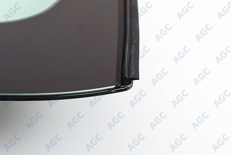 Фото MGC NISSAN PATHFINDER/NAVARA 2005- Стекло ветровое Зеленое/Голубая полоса + Solar control -ДД-VIN-Инкапс- Изм.шелк