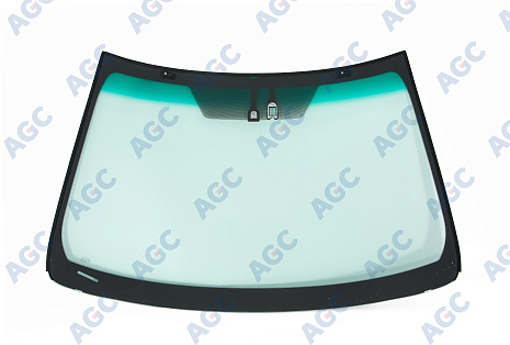 Фото MGC TOYOTA CAMRY 2011-2014 Стекло ветровое Зеленое/Зеленая полоса + Шумоизоляция -ДД-VIN-Доп.обор-Изм.шелк
