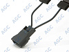 Фото MGC LAND ROVER FREELANDER 2006- Стекло ветровое Зеленое - Solar control -С полным обогревом-ДД-VIN-Доп.обор