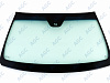 Фото MGC VOLVO S60/ V70/ XC70 2000- Стекло ветровое Зеленое/Голубая полоса + Solar control -ДД- Доп.обор