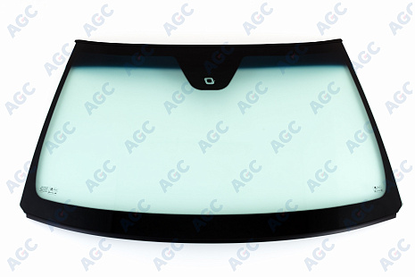 Фото MGC VOLVO S60/ V70/ XC70 2000- Стекло ветровое Зеленое/Голубая полоса + Solar control -ДД- Доп.обор