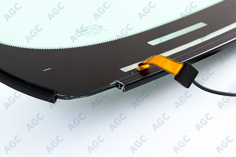 Фото MGC FORD FOCUS II 2006- Стекло ветровое Зеленое - Solar control -С полным обогревом-VIN-Доп.обор
