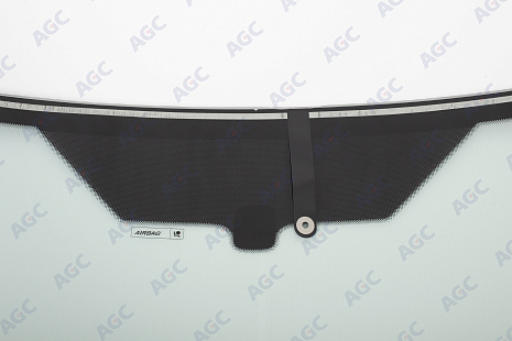 Фото NDG FORD FOCUS II 2006- Стекло ветровое Зеленое - Solar Control -С полным Обогревом-VIN - Нижний молдинг