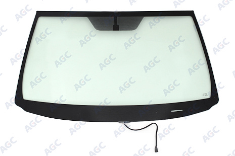 Фото AGC TOYOTA RAV-4 III 2006- Стекло ветровое Зеленое -С обогревом зоны дворников-VIN-Доп.обор