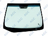 Фото MGC HYUNDAI I30 2012- Стекло ветровое Зеленое/Голубая полоса -С обогревом зоны дворников-ДД-VIN