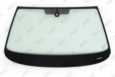 Фото NDG SKODA OCTAVIA A7 2013- Стекло ветровое Зеленое - Solar Control -Шелк.под ДД-VIN - Нижний молдинг