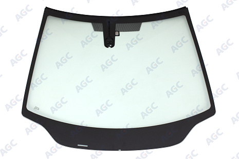 Фото MGC БЕЗ РГ! HONDA CIVIC 2005- Стекло ветровое Зеленое - Solar control -ДД-VIN-Доп.обор- Изм.шелк