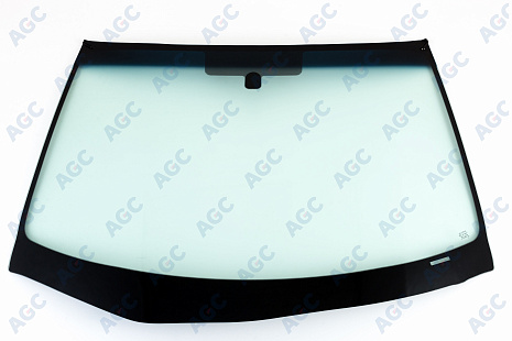 Фото MGC NISSAN MURANO Z50 2003- Стекло ветровое Зеленое/Голубая полоса + Solar control -VIN-Инкапс