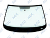 Фото MGC SKODA OCTAVIA A7 2013- Стекло ветровое Зеленое - Solar control -VIN-Верх.молд (Инкапс) + ниж.молд
