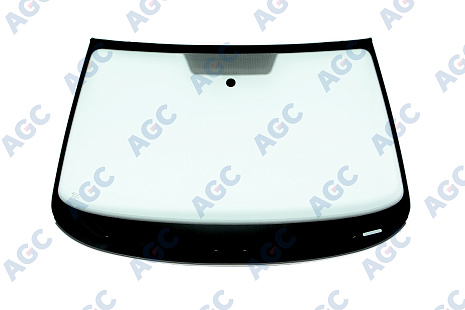 Фото MGC SKODA OCTAVIA A7 2013- Стекло ветровое Зеленое - Solar control -VIN-Верх.молд (Инкапс) + ниж.молд
