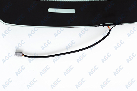 Фото MGC LEXUS RX300/ 330/ 350/ 400/ 430/ 450 2003- Стекло ветровое Зеленое/Зеленая полоса -С обогревом зоны дворников-ДД-VIN- Изм.шелк