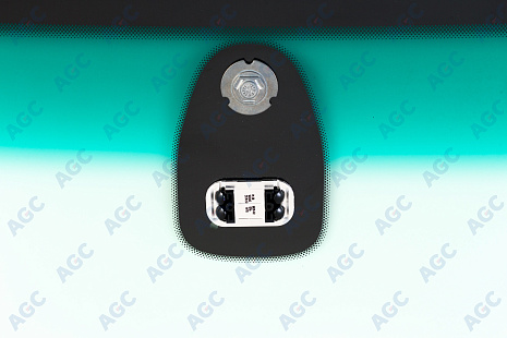 Фото MGC BMW X5 E53 2000-2006 Стекло ветровое Зеленое/Зеленая полоса + Solar control -ДД-VIN