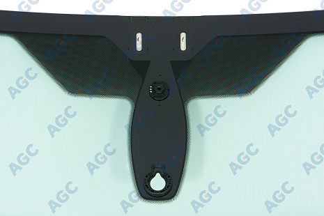 Фото MGC FORD FOCUS III 2011- Стекло ветровое Зеленое - Solar control -С полным обогревом-ДД-VIN-Доп.обор-Изм.шелк