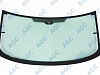 Фото MGC FORD TRANSIT 2006- Стекло ветровое Зеленое -С полным обогревом-VIN- Держ.зерк- Изм.шелк