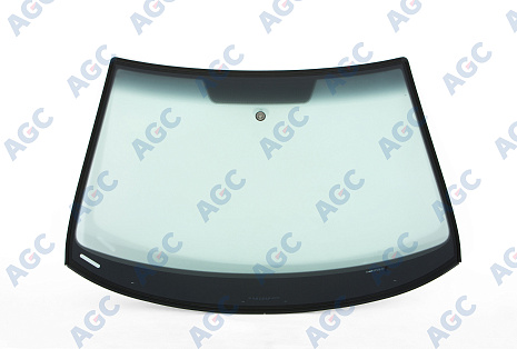 Фото MGC SKODA OCTAVIA A5 2004- Стекло ветровое Зеленое/Серая полоса + Solar control -VIN-Инкапс