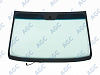 Фото MGC SSANGYONG KYRON 2005-/ACTYON 2006- Стекло ветровое Зеленое/Голубая полоса -С обогревом зоны дворников-VIN