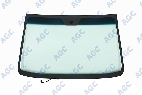 Фото MGC SSANGYONG KYRON 2005-/ACTYON 2006- Стекло ветровое Зеленое/Голубая полоса -С обогревом зоны дворников-VIN