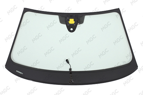 Фото MGC AUDI A4 2015-Стекло ветровое Зеленое - Solar Control -Кам - С полным обогревом -ДД-VIN-Инкапс