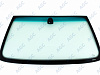 Фото MGC BMW X5 E53 2003-2006 Стекло ветровое Зеленое/Зеленая полоса + Solar control -Изм.ДД-VIN