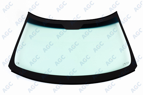Фото MGC VOLVO S60/ V70/ XC70 2000- Стекло ветровое Зеленое/Голубая полоса + Solar control -Доп.обор