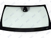 Фото NDG JEEP GRAND CHEROKEE 2011- Стекло ветровое Зеленое - Solar Control -Место под ДД-VIN- Изм.шелк (б/молдинга)