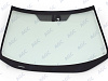 Фото NDG HONDA CRV 2009- Стекло ветровое Зеленое - Solar control - Место для ДД -VIN