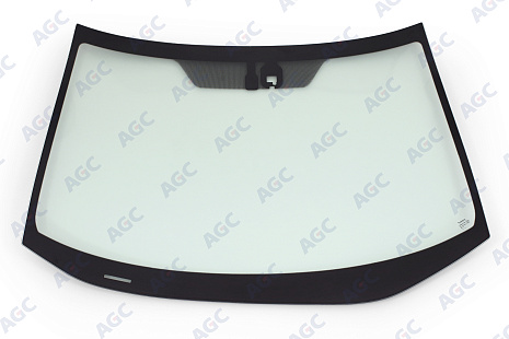 Фото NDG HONDA CRV 2009- Стекло ветровое Зеленое - Solar control - Место для ДД -VIN