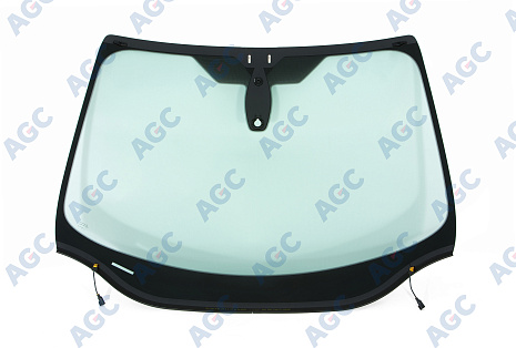 Фото MGC FORD FOCUS III 2011- Стекло ветровое Зеленое - Solar control -С полным обогревом-ДД-VIN-Доп.обор-Изм.шелк