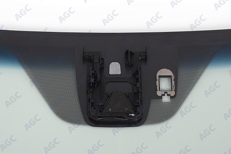 Фото MGC TOYOTA LANDCRUISER J200 2015- Стекло ветровое Зеленое/Голубая полоса + Шумоизоляция -Кам -С полным обогревом+обогрев зоны дворников -ДД-VIN-Изм.шелк