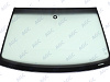 Фото NDG VOLKSWAGEN PASSAT B5 96-/SKODA SUPERB 2002- Стекло ветровое Зеленое/Серая полоса -Шелк.под ДД-VIN - Нижний молдинг