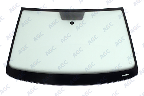 Фото NDG VOLKSWAGEN POLO V 4D СЕД/3D/5D ХБ 2015- Стекло ветровое Зеленое - Solar Control -VIN - Нижний молдинг