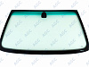 Фото MGC BMW X5 E53 2000-2006 Стекло ветровое Зеленое/Зеленая полоса + Solar control -ДД-VIN
