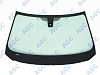 Фото MGC BMW 5 SERIES F10 2012-2017 Стекло ветровое Зеленое - Solar control -Изм.ДД-VIN- Изм.шелк