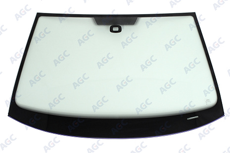 Фото NDG VOLKSWAGEN GOLF VI 2008- Стекло ветровое Зеленое -Шелк.под ДД-VIN- Нижний молдинг- Изм.шелк