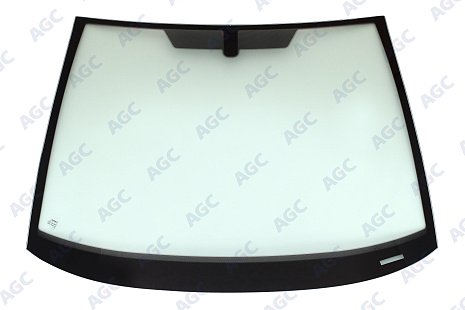 Фото NDG OPEL CORSA D 2006- Стекло ветровое Зеленое - Solar control -VIN (Без молдинга)