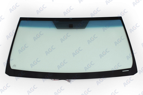 Фото NDG TOYOTA LANDCRUISER 150 PRADO 2009- Стекло ветровое Зеленое/Зеленая полоса -С обогревом зоны дворников (Без молдинга)