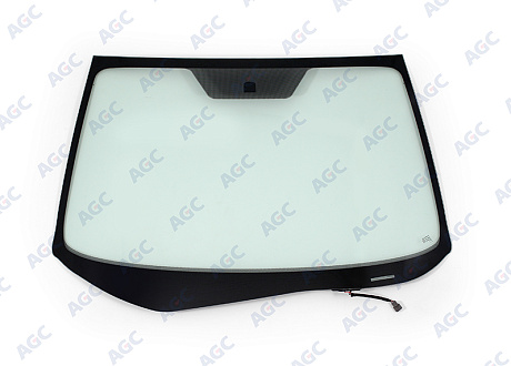 Фото MGC HONDA CRV 2015- Стекло ветровое Зеленое - Solar control -С обогревом зоны дворников-VIN