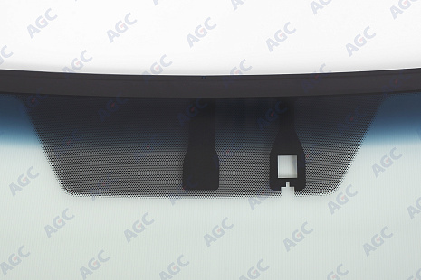 Фото NDG TOYOTA LANDCRUISER J200 2015- Стекло ветровое Зеленое/Голубая полоса -С полным Обогревом+Обогрев зоны дворн-Шелк.под ДД-VIN-Изм. ДД+Изм.шелк