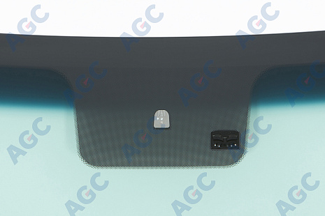 Фото MGC KIA SORENTO 2013- Стекло ветровое Зеленое/Голубая полоса + Solar control -С обогревом зоны дворников-ДД-VIN- Изм.шелк